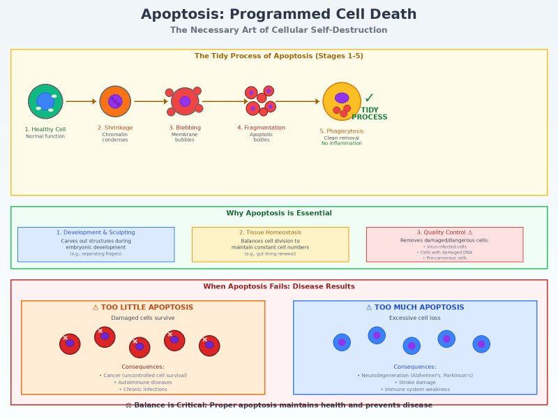 Apoptosis: The Necessary Art of Programmed Cell Death