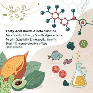 image of molecular structure with food