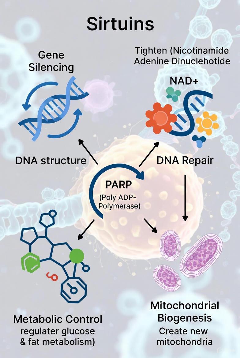 Sirtuins: The Longevity Genes and DNA Repair