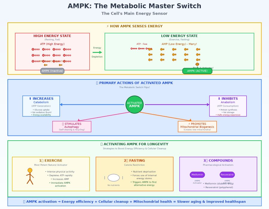 AMPK: The Metabolic Master Switch